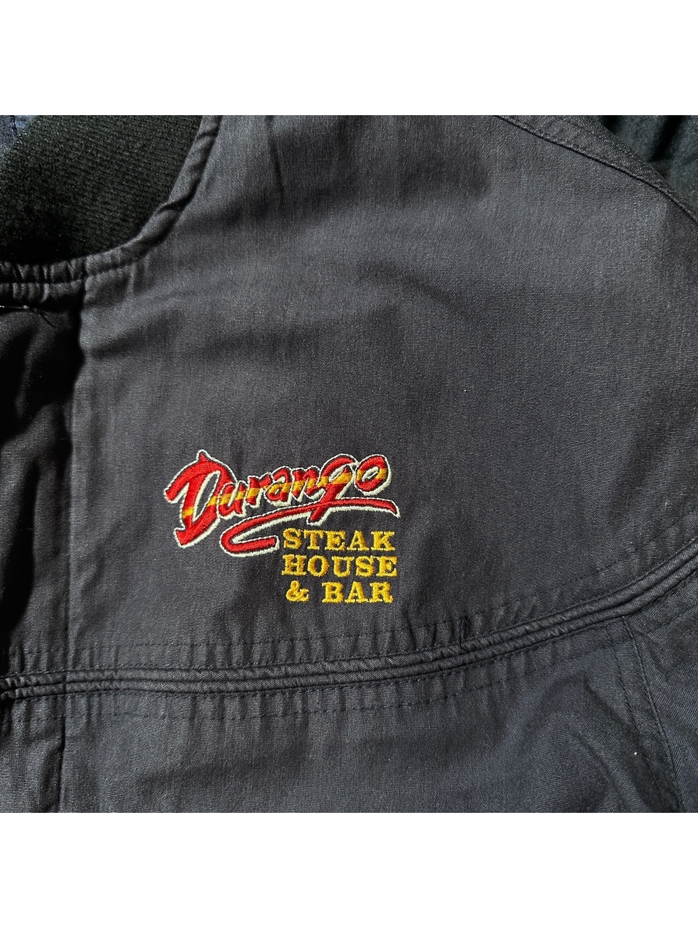 Mens XL Par Four Durango Steak House Denim Heavy Work Jacket
